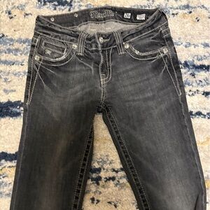 Miss Me Charcoal Flare Jeans!